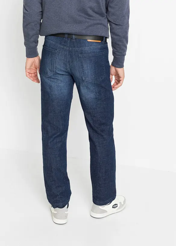 Classic fit-jeans med forsterket skritt, Tapered, bonprix