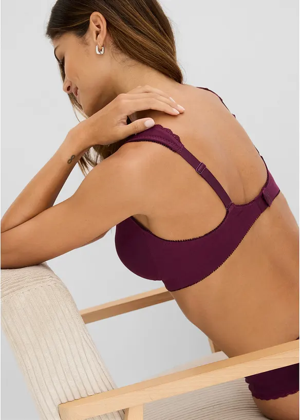 Minimizer-T-skjorte-BH uten spiler med &oslash;kologisk bomull (2-pack), bonprix