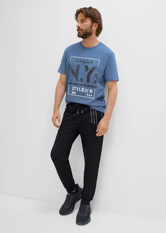 Joggebukse i 100% &oslash;kologisk, bonprix