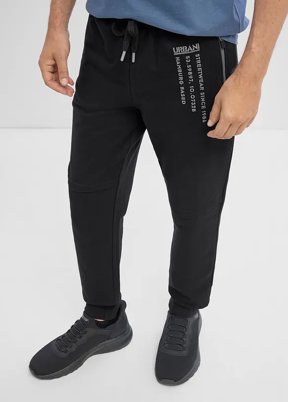 Joggebukse i 100% &oslash;kologisk, bonprix