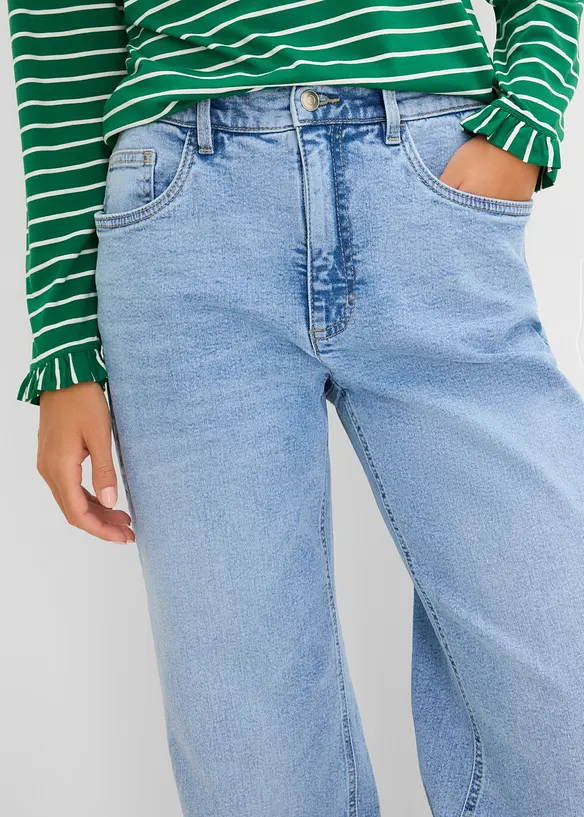Loose Straight-jeans High Waist, bonprix