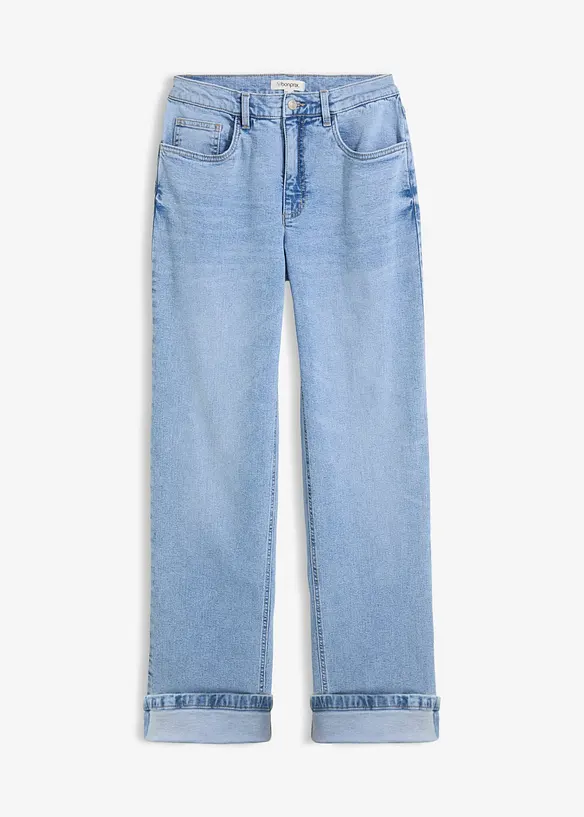 Loose Straight-jeans High Waist, bonprix