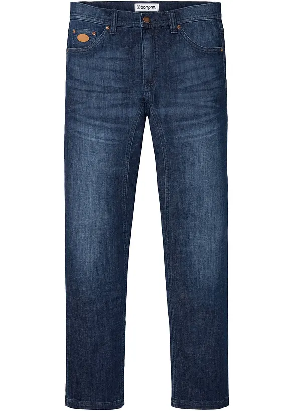 Classic fit-jeans med forsterket skritt, Tapered, bonprix