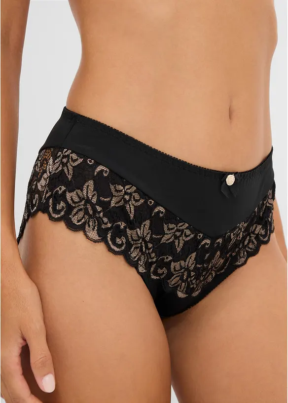 Maxitruse med delikat blonde, bonprix