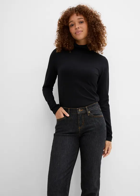 Straight-jeans Mid Waist, Stretch, bonprix