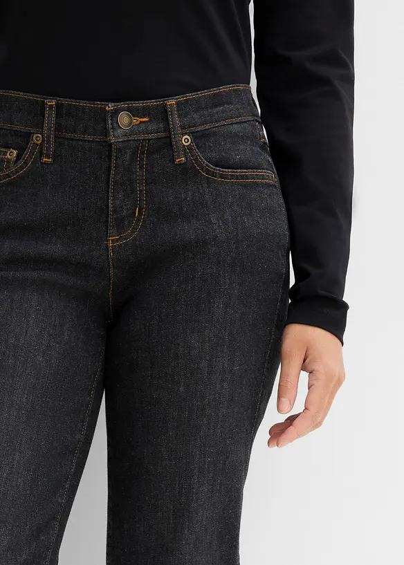 Straight-jeans Mid Waist, Stretch, bonprix
