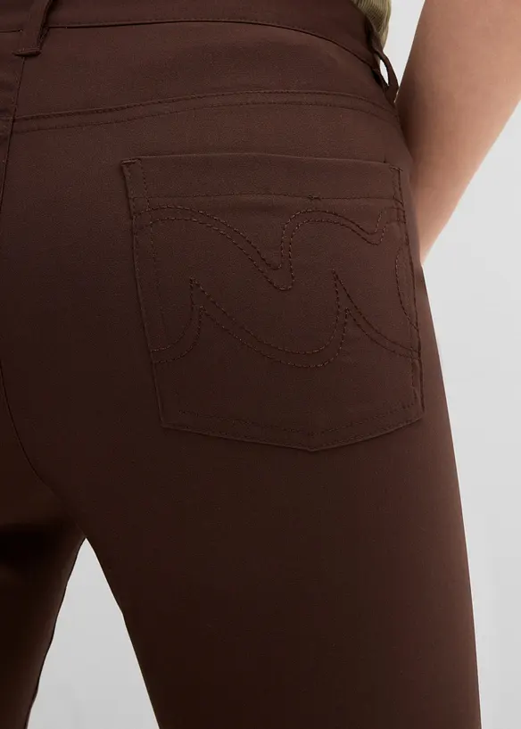 Bukse i bengalin med stretch, bootcut, bonprix