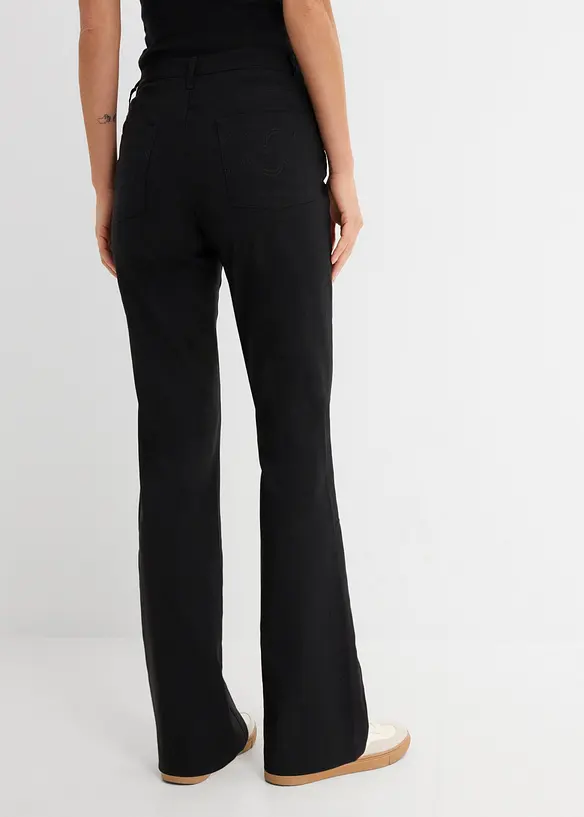 Bengalinbukse i viskosemiks, bootcut, bonprix