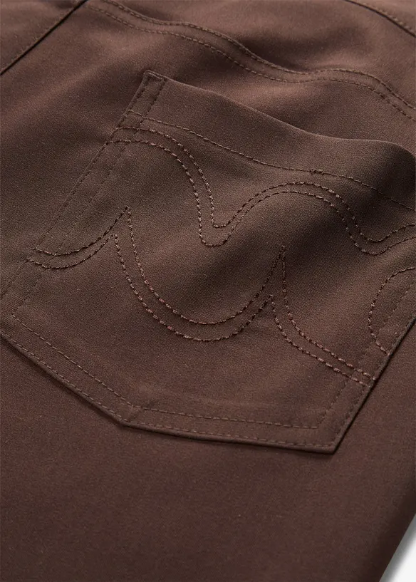 Bukse i bengalin med stretch, bootcut, bonprix