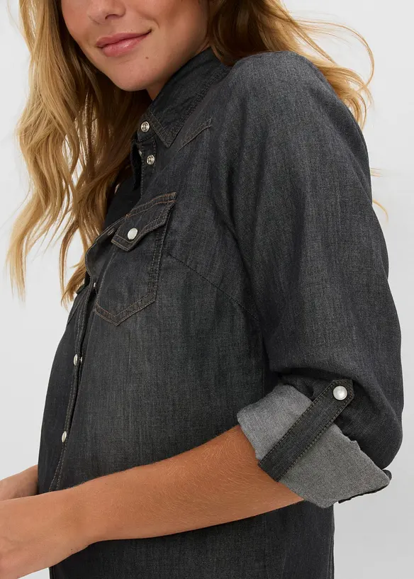 Denimskjorte, bonprix