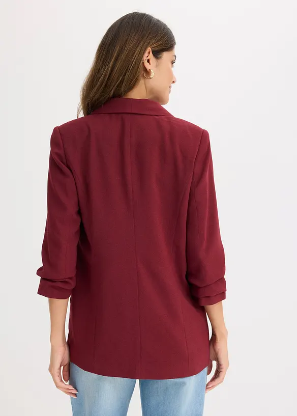 Lang blazer med draperte ermer, bonprix