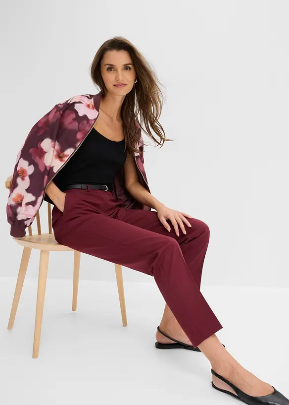 Dressbukse med press, bonprix