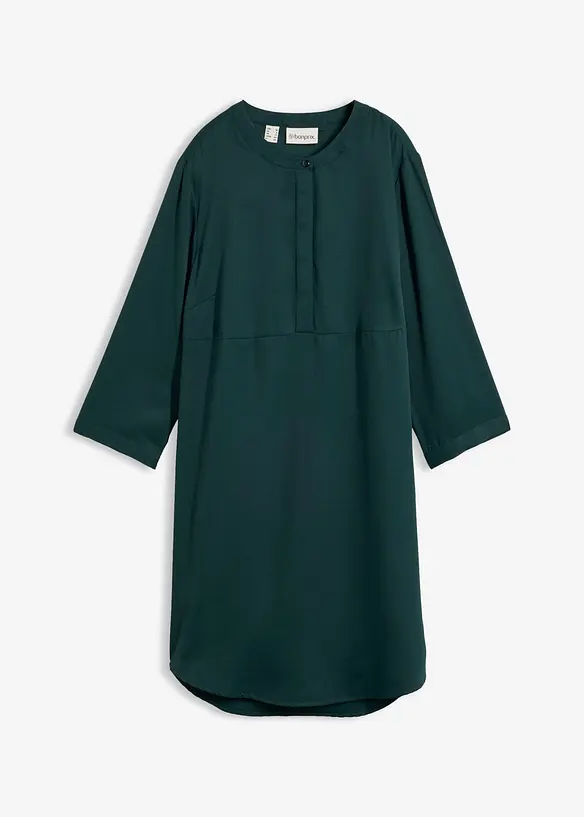 Skjortekjole med kort knappestolpe, bonprix