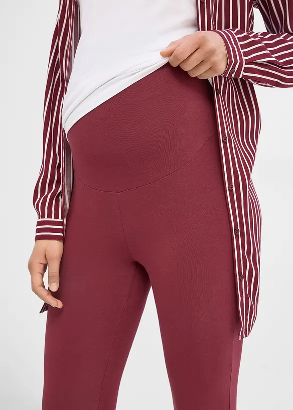 Mama leggings med &oslash;kologisk bomull (2-pack), bonprix