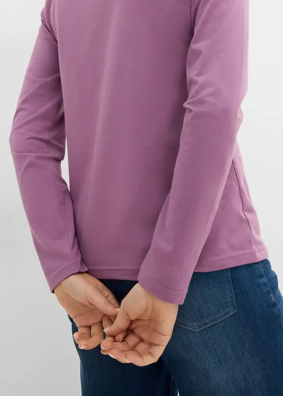 Langermet topp (2-pack), bonprix