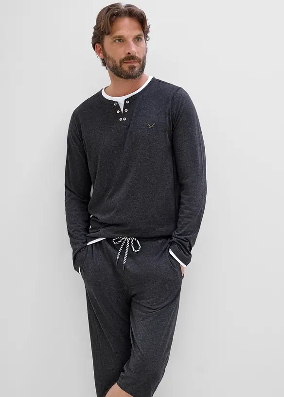 Langermet shirt (2-pack), bonprix