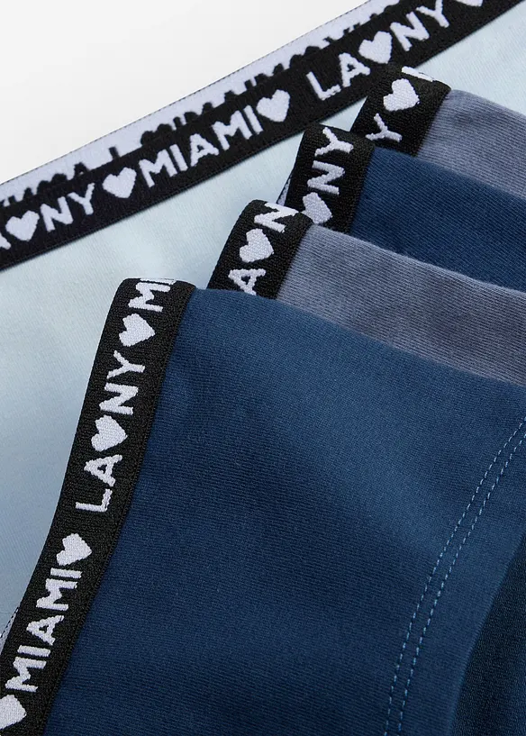 Truse med myk bomull og h&oslash;y midje (5-pack), bonprix