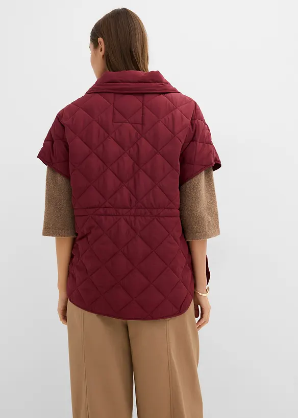 Oversized, vattert funksjonsvest, vannavvisende, bonprix