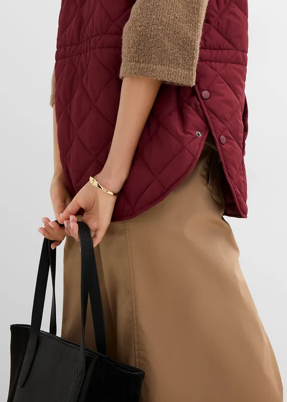 Oversized, vattert funksjonsvest, vannavvisende, bonprix