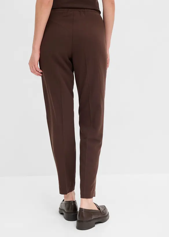 Pull on-bukse med press, bonprix