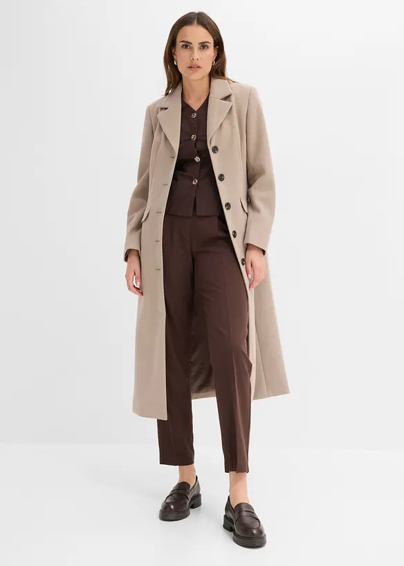 Pull on-bukse med press, bonprix