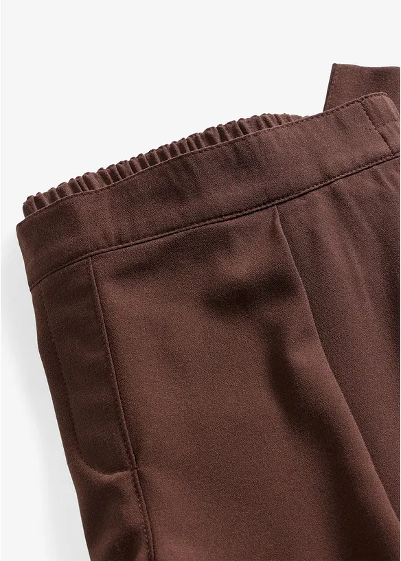 Pull on-bukse med press, bonprix