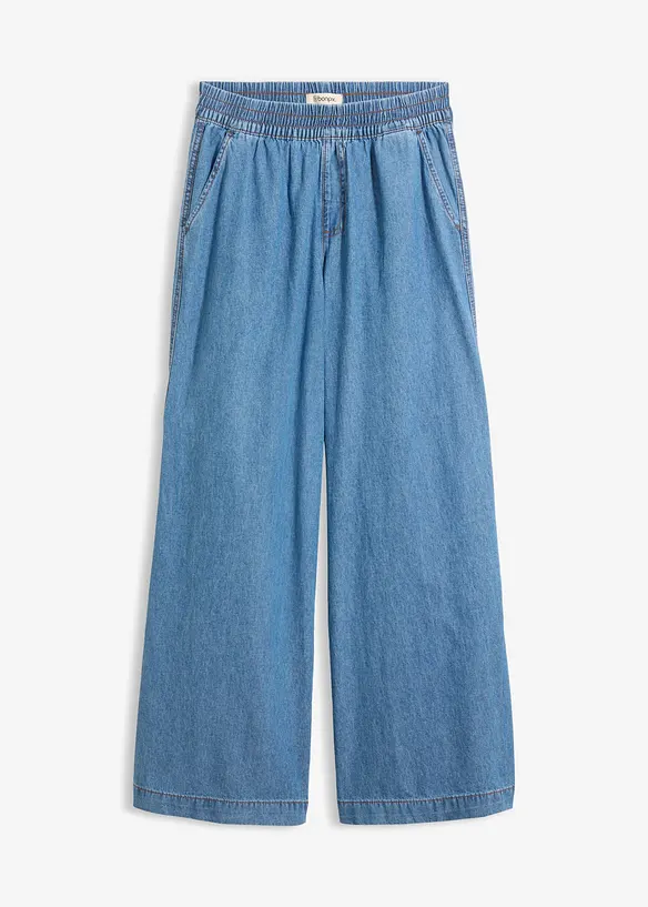 Wide leg-jeans, High waist, bonprix