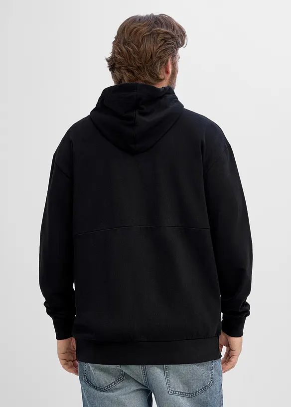 Hettejakke i myk bomullsmiks, Loose fit, bonprix