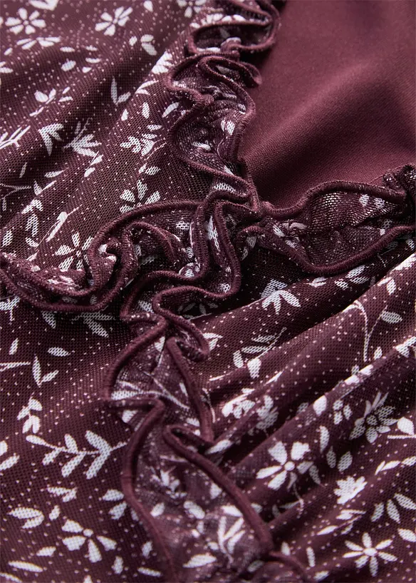 Minikjole i tynn mesh, bonprix