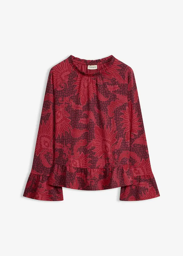 Jerseybluse i myk modalmiks, bonprix