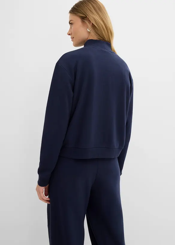 Sweatjakke i 100% &oslash;kologisk bomull, bonprix