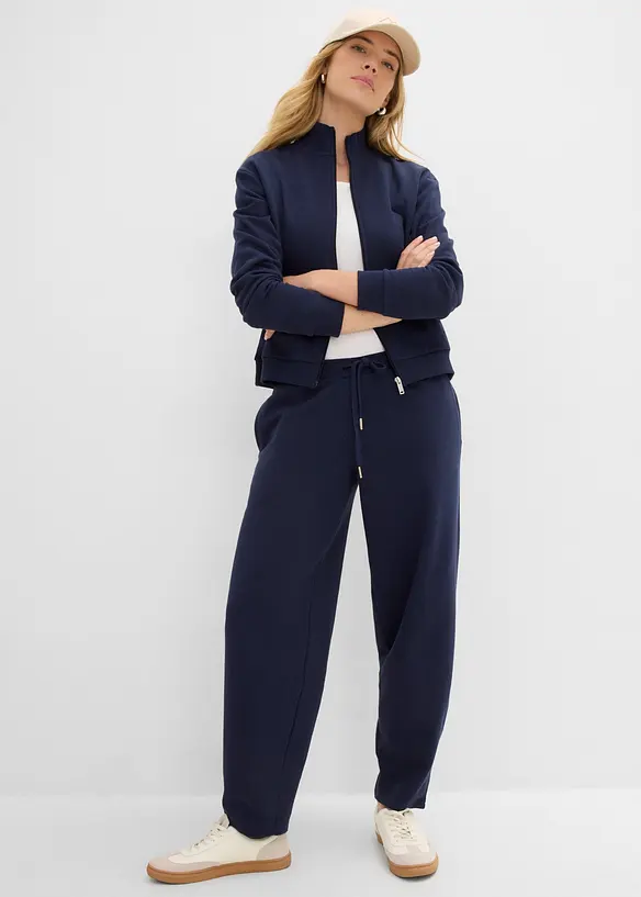 Sweatjakke i 100% &oslash;kologisk bomull, bonprix