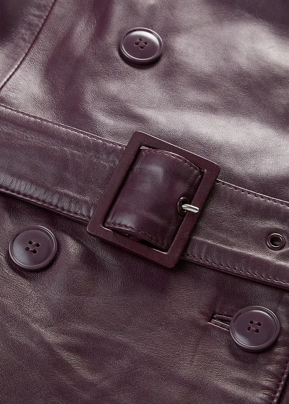 Trenchcoat av lammenappa, bonprix