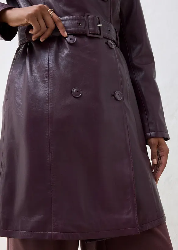 Trenchcoat av lammenappa, bonprix