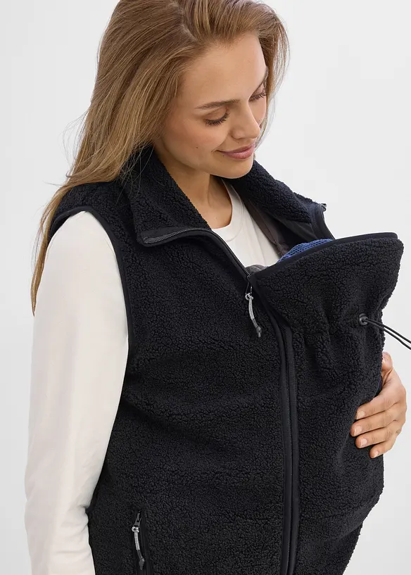 3i1 mama vest i pilefleece, bonprix
