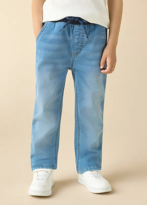 Regular Fit sweat-slip on-jeans, Straight, bonprix