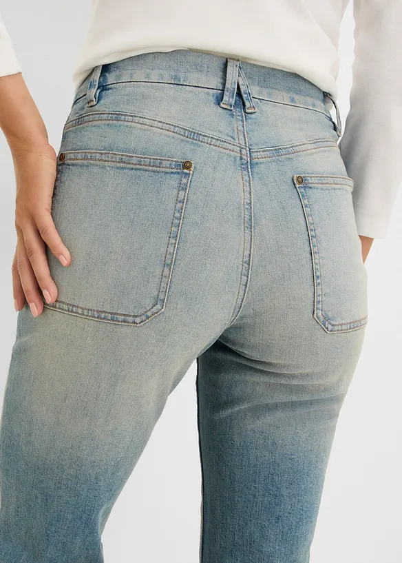 Flared jeans Mid Waist, bonprix