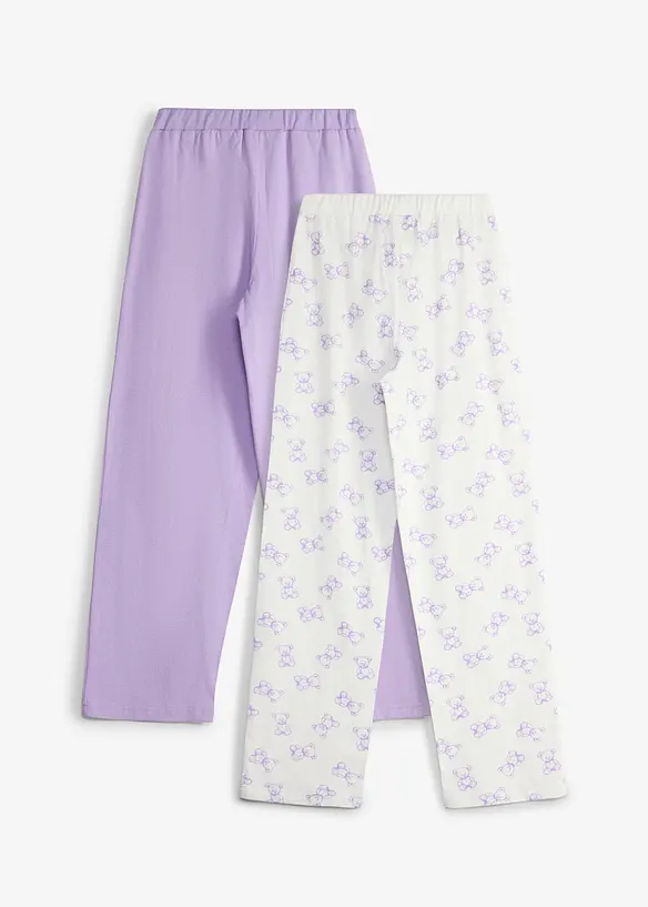 Pyjamasbukse i 100% &oslash;kologisk bomull (2-pack), bonprix