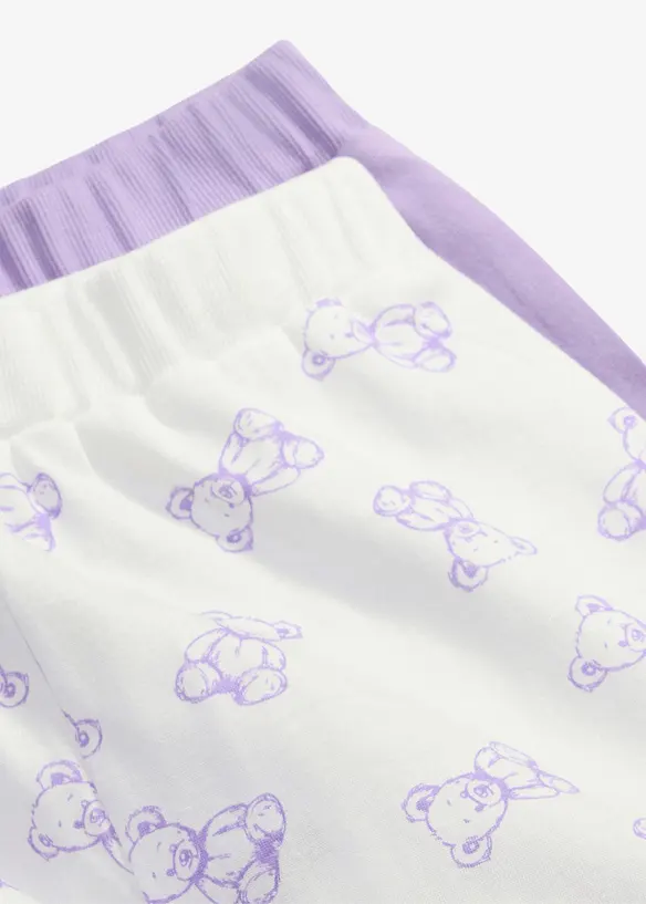 Pyjamasbukse i 100% &oslash;kologisk bomull (2-pack), bonprix