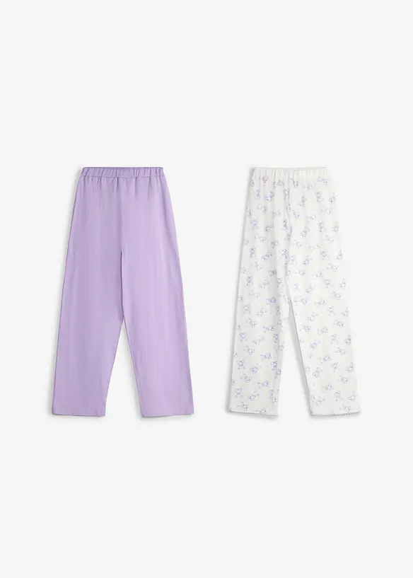 Pyjamasbukse i 100% &oslash;kologisk bomull (2-pack), bonprix