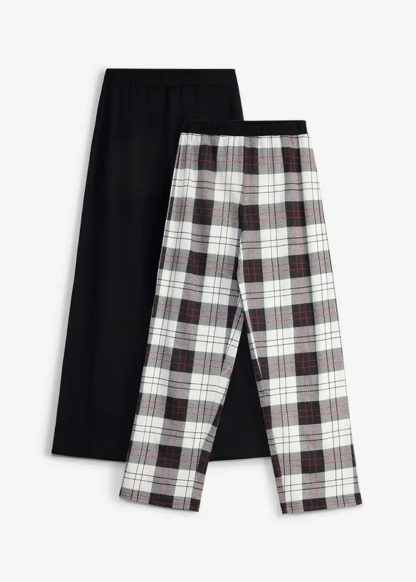 Pyjamasbukse i 100% &oslash;kologisk bomull (2-pack), bonprix