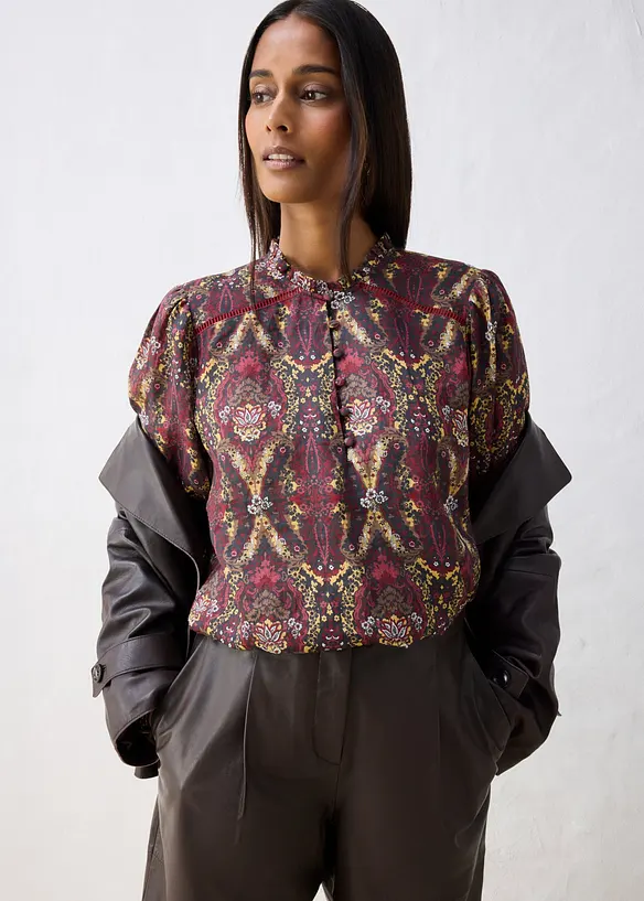Tunikabluse av 100% ramie, bonprix