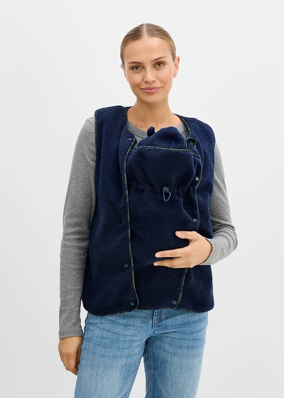 3-i-1-mamma- og b&aelig;revest av teddyfleece (3-delt sett), bonprix