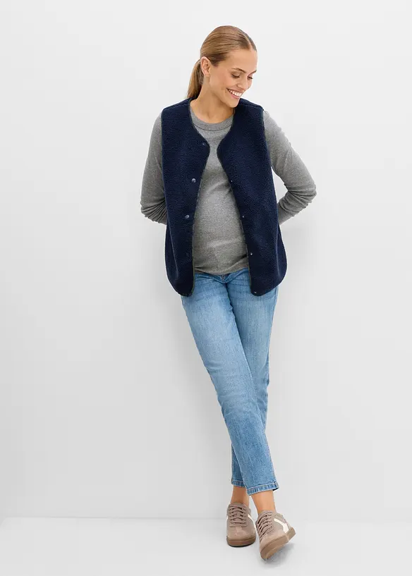 3-i-1-mamma- og b&aelig;revest av teddyfleece (3-delt sett), bonprix