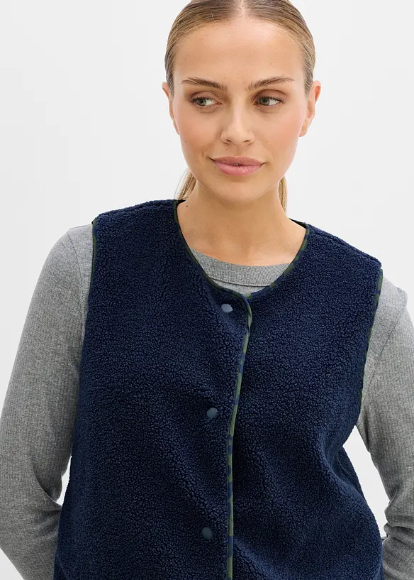 3-i-1-mamma- og b&aelig;revest av teddyfleece (3-delt sett), bonprix