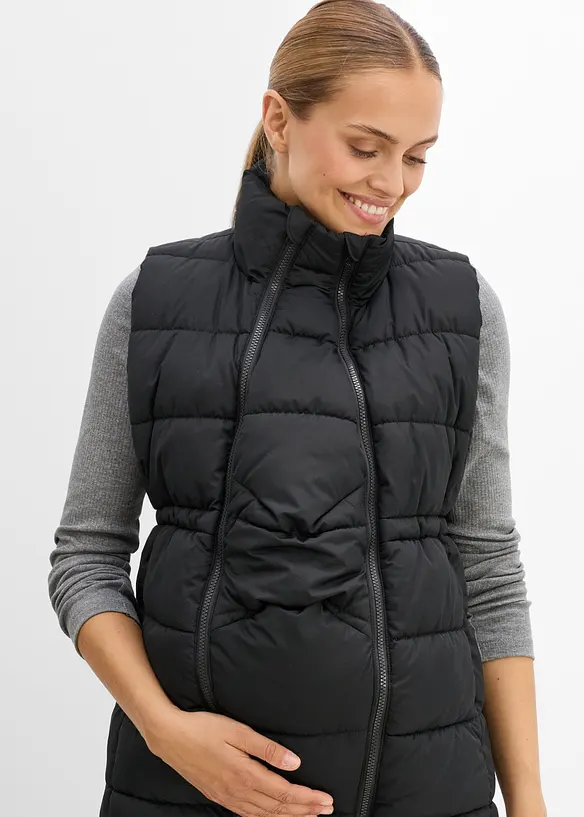 Vannavvisende 3-i-1-mamma-puffervest med b&aelig;reinnfelling (3-delt sett), bonprix