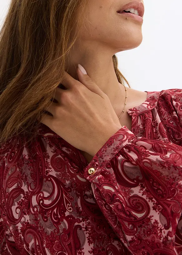 Bluse i chiffon, bonprix