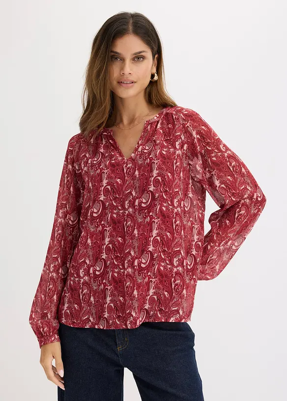 Bluse i chiffon, bonprix