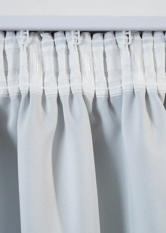 M&oslash;rkleggingsgardin med resirkulert polyester (1-pack), bonprix