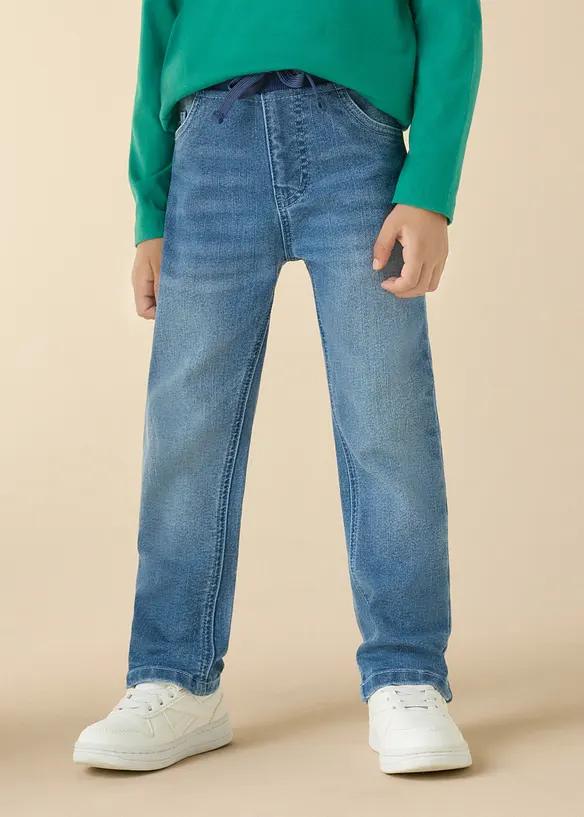 Pull on-jeans, Regular fit, straight (2-pack), bonprix